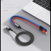 Кабель для зарядки телефонов AWEI CL 971 3 в 1 USB to Type-C+Lightning+MicroUSB 2,4A