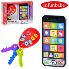 Іграшковий набір 2 в1 телефон і брелок з ключами, LS010C-LS1010
