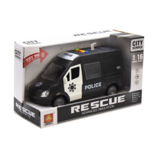 Инерционная интерактивная машинка "Полиция" (чёрная) Инерционная интерактивная машинка "Полиция" (чёрная)