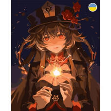 Картина по номерам "Геншин Импакт. Ху Тао" 40x50 см