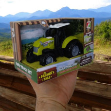 Машинка "Трактор" на батарейках, свет, звук, 11 см