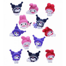 Фигурка-сюрприз в шаре "COOL THINGS" серии "Hello Kitty" - МОЯ МЕЛОДИ И КУРОМИ