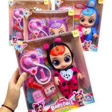 Кукла резиновая "Cry Baby" высота 25 см (говорит, смеется, плачет, съемная одежда, подвижные конечности, бутылочка, пустышка, аксессуары) РОЗ Кукла резиновая "Cry Baby" высота 25 см (говорит, смеется, плачет, съемная одежда, подвижные конечности, бутылочка, пустышка, аксессуары) РОЗ