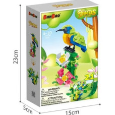 Конструктор "Птички" (247 эл) 2в1:Оранжевая птичка/Павлин