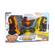 Пистолеты с мишенями 2 пистолета, (оранжевый+желтый)