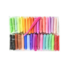 Набор для творчества (воздушный пластилин) "UʼDO Clay" 36 шт, брикет 10 г (укр)