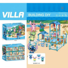 Домик герой, подсветка, 3 режима, 2 фигурки, собачка, кровать, столик, стульчики, мебель, в коробке