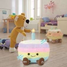 Музыкальная игрушка запись и воспроизведение голоса, подсветка, песня Happy Birthday to You на английском языке, в коробке