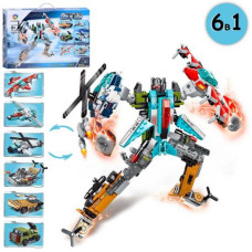 Конструктор Робот-транспорт, 6в1, 42008 Конструктор Робот-транспорт, 6в1, 42008