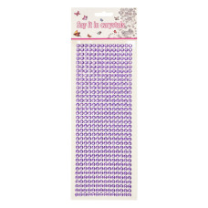 Наклейки декоративные XY-004(Violet) на планшетке 504 шт