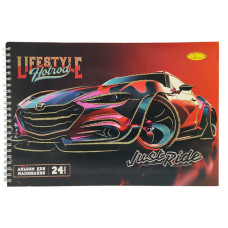 Альбом для рисования A4 АП-0306-8, 24 листа, пружина сбоку Альбом для рисования A4 АП-0306-8, 24 листа, пружина сбоку