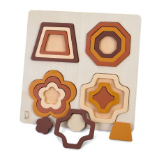 Деревянная игрушка Геометрика MD 0743D, размер 22,5х22,5 см