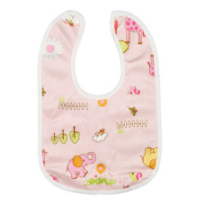 Детский тканевый слюнявчик MGZ-0600-16 на кнопке