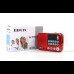 Радиоприёмник с FM USB MicroSD BKK S99 радио на аккумуляторе 18650 Красный