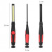 Фонарь аккумуляторный WORKLIGHT-W55-COB поворот 180º с магнитом фонарик Красный