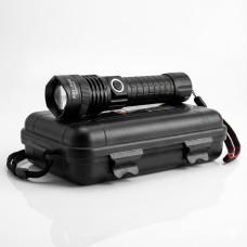 Светодиодный фонарь BAILONG BL-A91-P50, суперяркий, ударо- и влагозащищённый, чёрный Светодиодный фонарь BAILONG BL-A91-P50, суперяркий, ударо- и влагозащищённый, чёрный