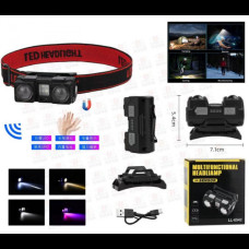 Аккумуляторный налобный фонарь с датчиком движения LL-6542 Аккумуляторный налобный фонарь с датчиком движения LL-6542