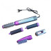 Стайлер для волос 5 в 1 + кейс чехол HAIR BRUSH Фиолетовый