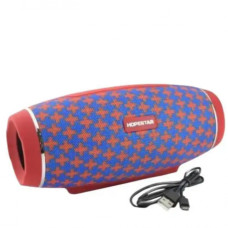 Портативная беспроводная Bluetooth колонка Hopestar H27 / 10W, Bluetooth, Красная с синим