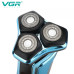 Электробритва аккумуляторная VGR V-313 BLUE, роторная, влагозащита IPX7 Электробритва аккумуляторная VGR V-313 BLUE, роторная, влагозащита IPX7