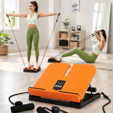Многофункциональная наклонная фитнес-доска с таймером, Sport Stretching Plate, Оранжевая Многофункциональная наклонная фитнес-доска с таймером, Sport Stretching Plate, Оранжевая