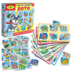 Лото "Алфавит и цифры" (укр)