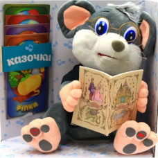 Интерактивная игрушка "Мышонок-сказочник", серый (укр) Интерактивная игрушка "Мышонок-сказочник", серый (укр)