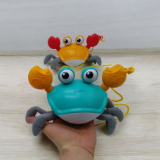 Игрушка "Краб", ходит, заводная (бирюзовый)