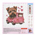 Набор для творчества "Вышивка крестиком: Песик за рулем" 30х30 см
