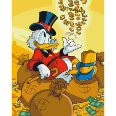 Картина по номерам "Scrooge McDuck (Скрудж МакДак)" 40x50 см