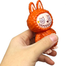 Игрушка-брелок "Лабубу/LABUBU", изменяет лицо (БИРЮЗОВЫЙ)