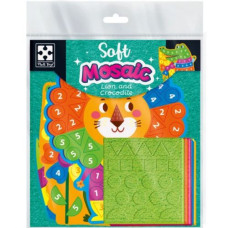 Набор для творчества с плюшевой мозаикой «Лев и Крокодил» укр