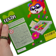 Набор для лепки объемной картины из воздушного пластилина "Цветы" (ВИД 4)