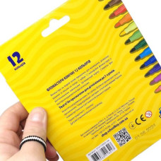 Фломастери конічні 12 кольорів