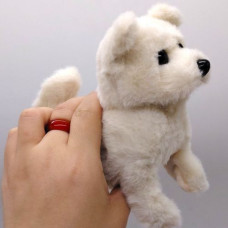 Интерактивная игрушка "Собачка", Белый (15 см)