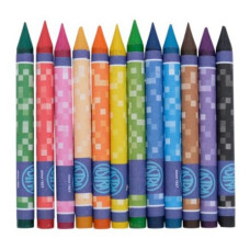 Олівці кольорові Crayons Pixel One 12 кольорів Олівці кольорові Crayons Pixel One 12 кольорів