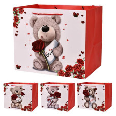 Пакет подарунковий паперовий XL "Teddy Love" 36*54*30см R101614-XL (72шт), R101614-XL Пакет подарунковий паперовий XL "Teddy Love" 36*54*30см R101614-XL (72шт), R101614-XL