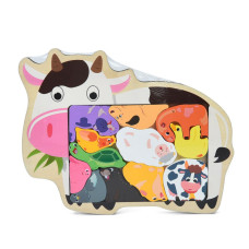 Детский деревяный пазл-вкладыш Детский деревяный пазл-вкладыш