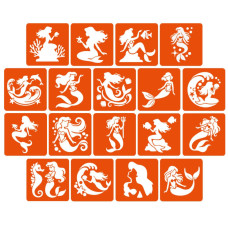 Набор трафаретов для био-тату 