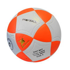 Мяч футбольный MS 1771(Orange-White) размер 5, ПВХ, ламинированный, 390-410 г
