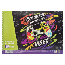 Альбом для рисования Colorfull controller АП-0308-11, 20 листов, 100 г/м2
