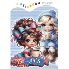 Дитяча розмальовка з наліпками, 24267 Дитяча розмальовка з наліпками, 24267