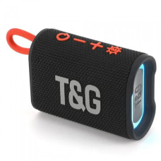 Портативная Bluetooth колонка TG396 5W радио с подсветкой Черная