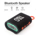 Портативная Bluetooth колонка TG396 5W радио с подсветкой Черная