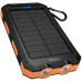 Внешний аккумулятор Power Bank HOCO J164 Platinum Solar 8000mAh 10W, с солнечной панелью и LED фонариком Внешний аккумулятор Power Bank HOCO J164 Platinum Solar 8000mAh 10W, с солнечной панелью и LED фонариком