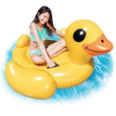 Надувной плотик Уточка 57556 с ремкомплектом