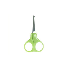Ножницы маникюрные безопасные MGZ-0715(Green) зеленый