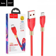 Кабель HOCO U92 Micro 1.2m 2.4A, червоний, 97285 Кабель HOCO U92 Micro 1.2m 2.4A, червоний, 97285