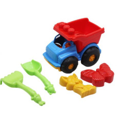 Машина Тотошка самосвал №2 голубой с красным