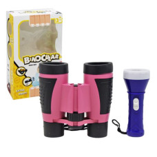 Набор "Бинокль с фонариком", розовый Набор "Бинокль с фонариком", розовый